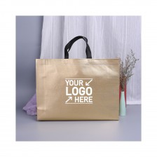 Reusable Laminated Non-woven Shiny Gift Bag Shopping Tote Bag